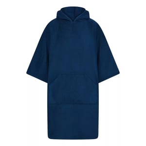 Towel City Katoenen poncho voor volwassenen (Marine)