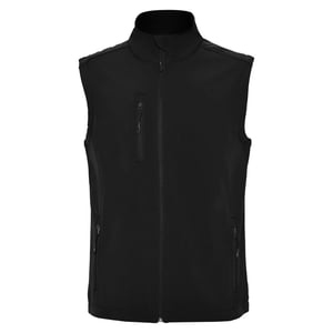 Roly Heren Quebec Softshell Gilet (Zwart)