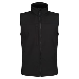 Regatta Flux Softshell Gilet för herrar (Svart)