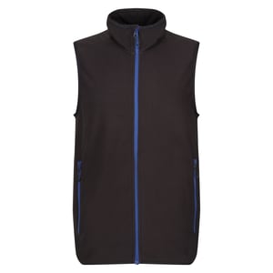 Regatta Heren Navigate Fleece Gilet (Zwart/Nieuw Royal)