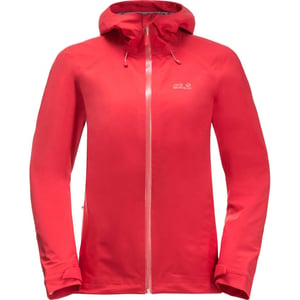 Jack Wolfskin Dames/Dames Highest Peak 3L Jas (Rood)