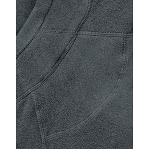 Signature Heren Microfleece jas zonder rits (Houtskool)
