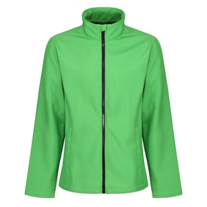 Regatta Heren Ablaze Printable Soft Shell Jas (Extreem groen/zwart)