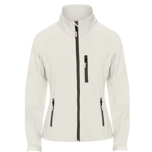 Roly Dames/Dames Antartida Soft Shell Jas (Parelwit)