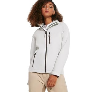 Roly Dames/Dames Antartida Soft Shell Jas (Parelwit)