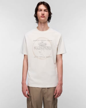 Bald Bald Short Sleeve Short Sleeve T-Shirt in Ivory
