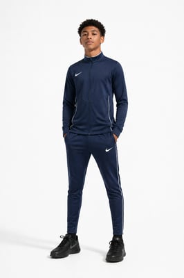 Kids Park 26 Dri Fit Full Zip Tracksuit in Navy