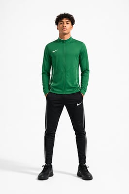 Kids Park 26 Dri Fit Full Zip Tracksuit in Green