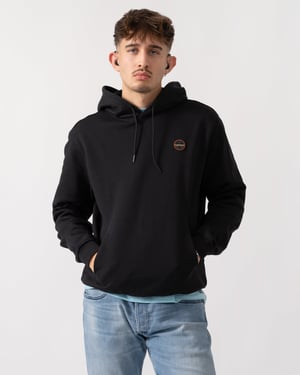 Badge Hoodie in Black