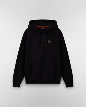 Badge Hoodie in Black