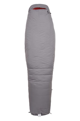 'Hiking 500' Unisex Down Sleeping Bag Insulated Camping Accessory Grey