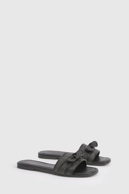 Contrast Bow Detail Sliders