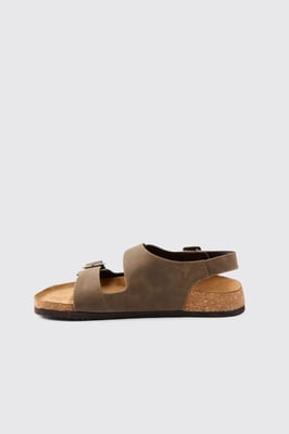 Double Strap Buckle Sandal