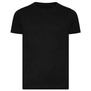 Ecologie Kinderen/Kinderen Cascades Effen Biologisch T-shirt (Jet Zwart)