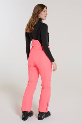 'Moon' Women's Slim Leg Ski Pants Water Resistant Warm Insulated Winter Trousers Pink