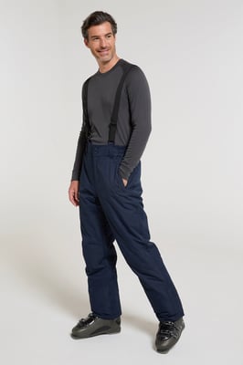 'Dusk II' Men's Ski Pants Warm Insulated Snow Proof Elastic Waist Winter Trouser Navy