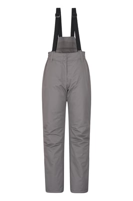 'Moon' Women's Ski Pants Warm Insulated Snow Proof Snowboarding Winter Trouser Grey
