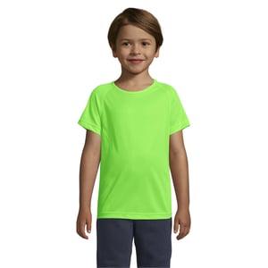 SOLS Kinderen/Kinderen Sportief Raglan T-shirt (Neon Groen)