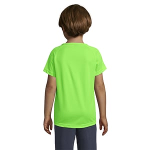 SOLS Kinderen/Kinderen Sportief Raglan T-shirt (Neon Groen)