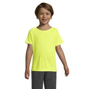 SOLS Kinderen/Kinderen Sportief Raglan T-shirt (Neon geel)