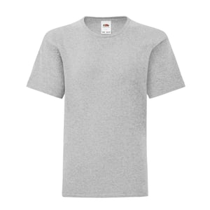 Fruit of the Loom Kinderen/Kinderen Iconic Heather T-Shirt (Heide Grijs)