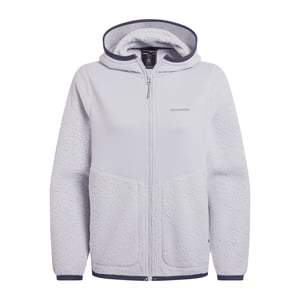 Craghoppers Womens/Ladies Telesto Fleece Hooded Jacket (Lunar Grey)
