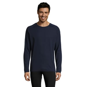SOLS Heren Sport T-shirt met lange mouwen (Franse marine)