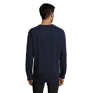 SOLS Heren Sport T-shirt met lange mouwen (Franse marine)