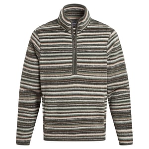 Craghoppers Herr Tatton II Kontrastrandig Fleece-Topp (Skogsgrön)