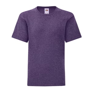 Fruit of the Loom Kinderen/Kinderen Iconic Heather T-Shirt (Heide Paars)