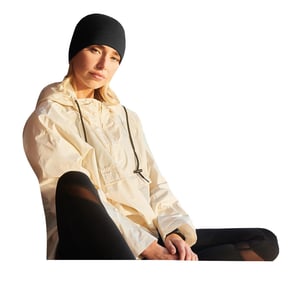 Beechfield Merinoswollen muts (Zwart)