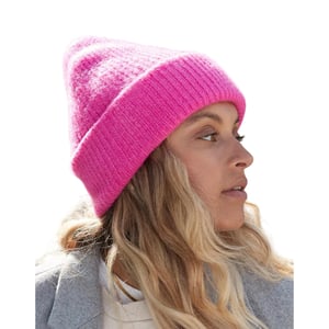 Beechfield Unisex Colour Pop muts voor volwassenen (Helder Roze)
