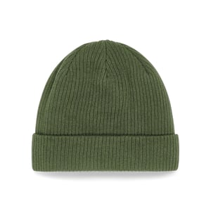 Beechfield Biologische Katoenen Beanie (Olijfgroen)