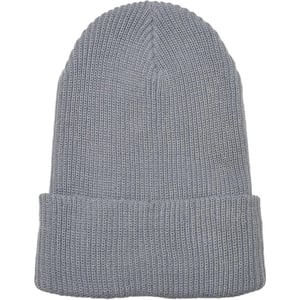 Flexfit Geribde gebreide muts van gerecycled garen (Grijs)