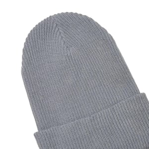 Flexfit Geribde gebreide muts van gerecycled garen (Grijs)