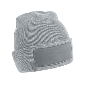 Beechfield Unisex Original Patch muts voor volwassenen (Heide Grijs)
