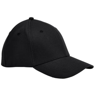 Beechfield EarthAware Organic Cotton Stretch Baseball Cap (Zwart)