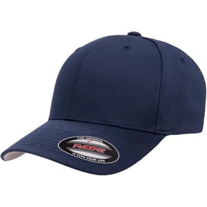 Flexfit Wollige gekamde muts (Marine)