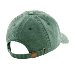 Beechfield Vintage baseballpet met laag profiel (Fles groen)