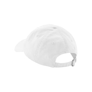 Beechfield Baseballpet met Paneel van Biologisch Katoen (Wit)