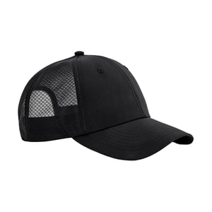 Beechfield Technische Mesh Trucker Cap (Zwart)