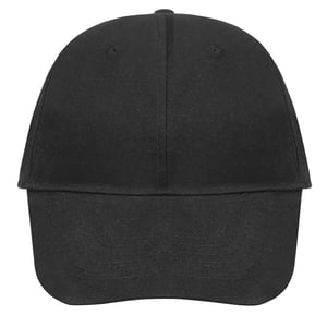 SOLS Buffalo 6 panel baseballpet (Koolstofgrijs)