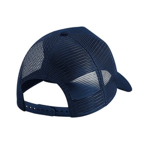 Beechfield Unisex Microknit Snapback Trucker Cap voor volwassenen (Franse marine)