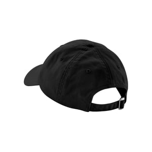 Beechfield Baseballpet met Paneel van Biologisch Katoen (Zwart)