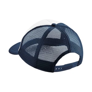 Beechfield Kinderen/Kinderen Vintage Snapback Trucker Cap (Franse marine / Wit)