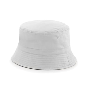 Beechfield Unisex omkeerbare emmerhoed voor volwassenen (Zwart/lichtgrijs)