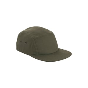 Beechfield Canvas 5-paneel baseballpet voor volwassenen (Olijf)