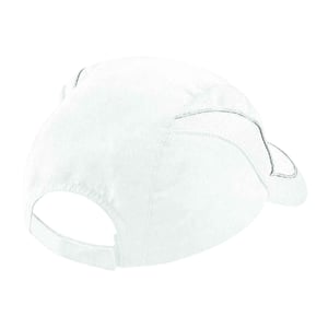 Beechfield Flow Coolmax Mesh-muts (Wit)