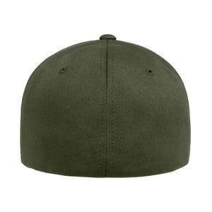 Flexfit Wollige gekamde muts (Olijf)