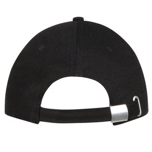 SOLS Buffalo 6 panel baseballpet (Zwart/Goud)